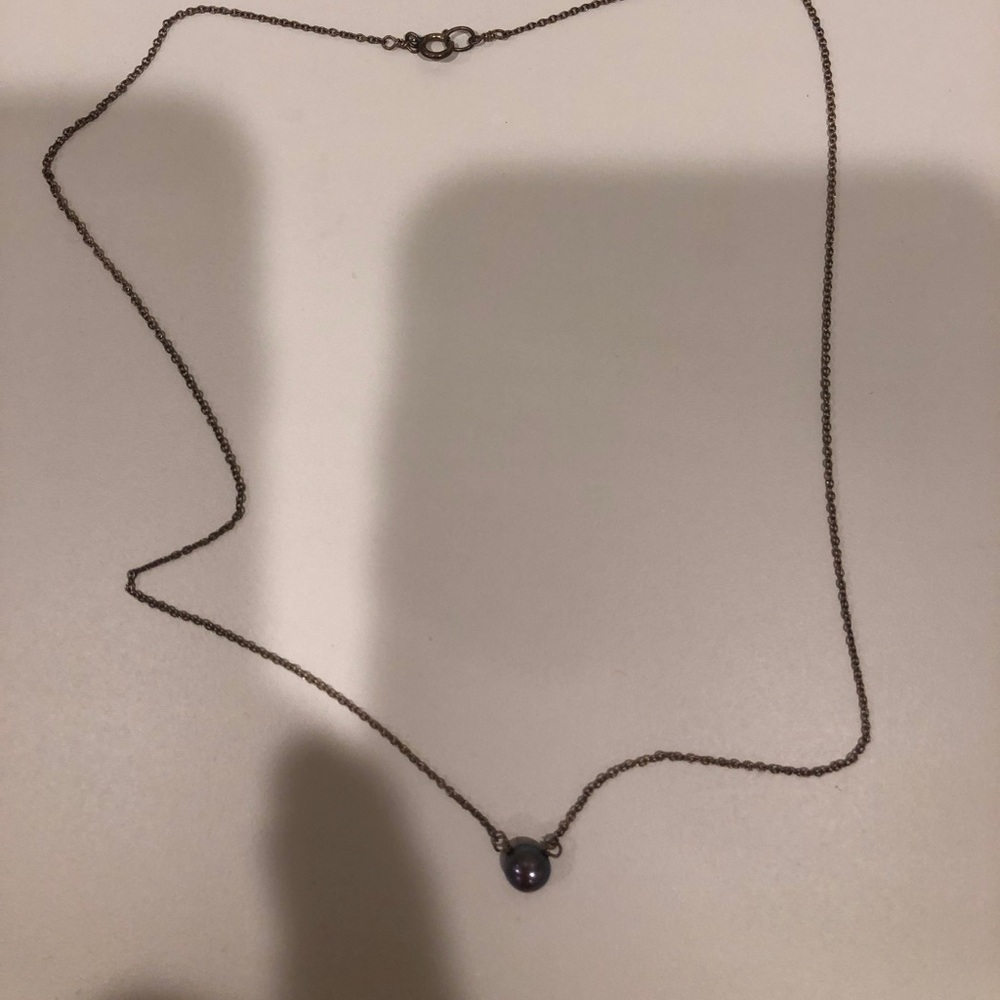 Dogeared single pearl necklace